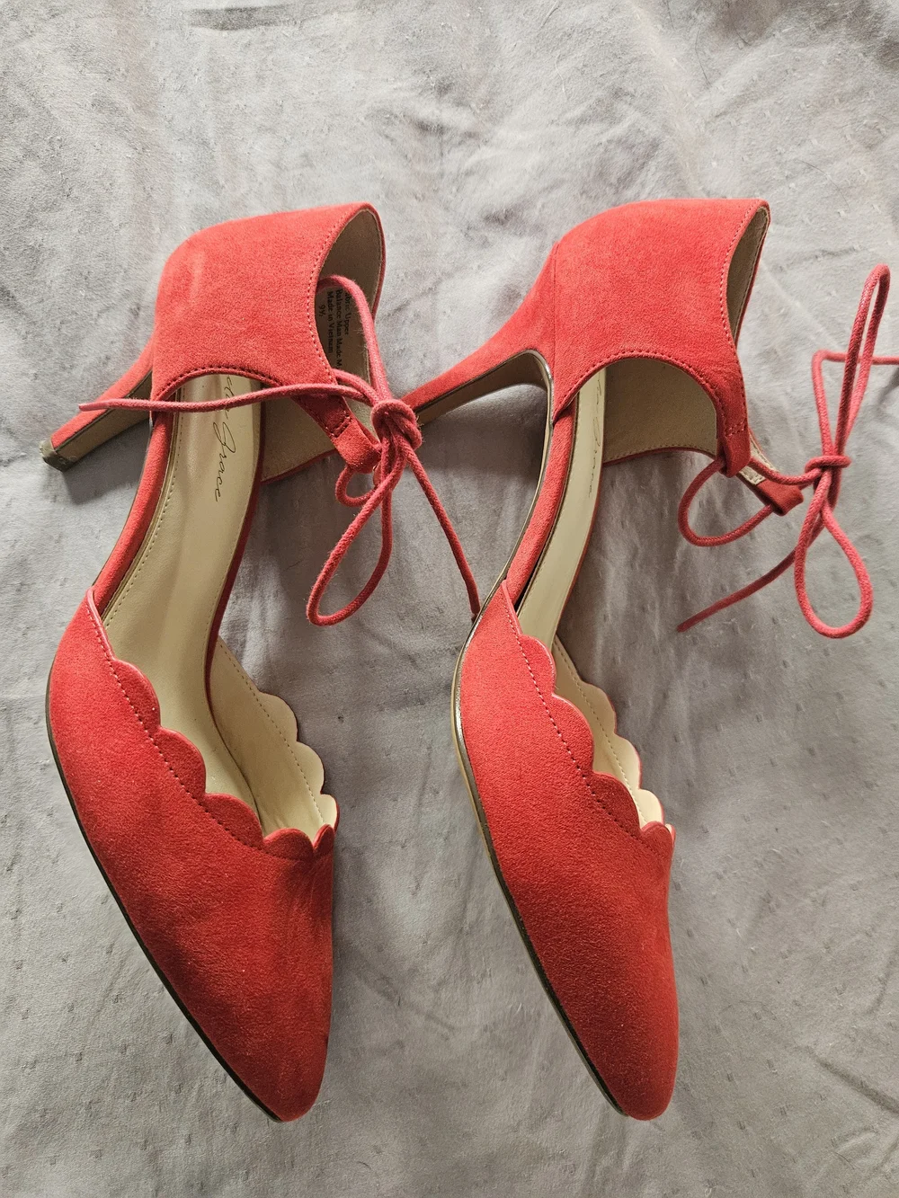 Amelia Grace Red Pump 9 1/2